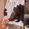 Almond Embroidery 2 PCs
